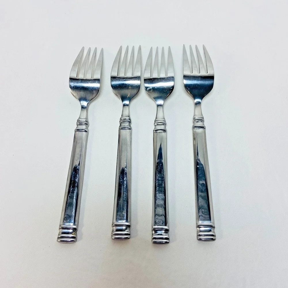 Set of 4 Wallace WAS205 Stainless‎ Glossy 7.25